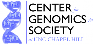 center for genomics and society at UNC-Chapel Hill logo