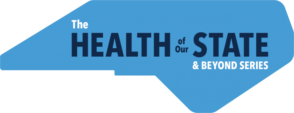 Logo for "The Health of Our State and Beyond" Series.