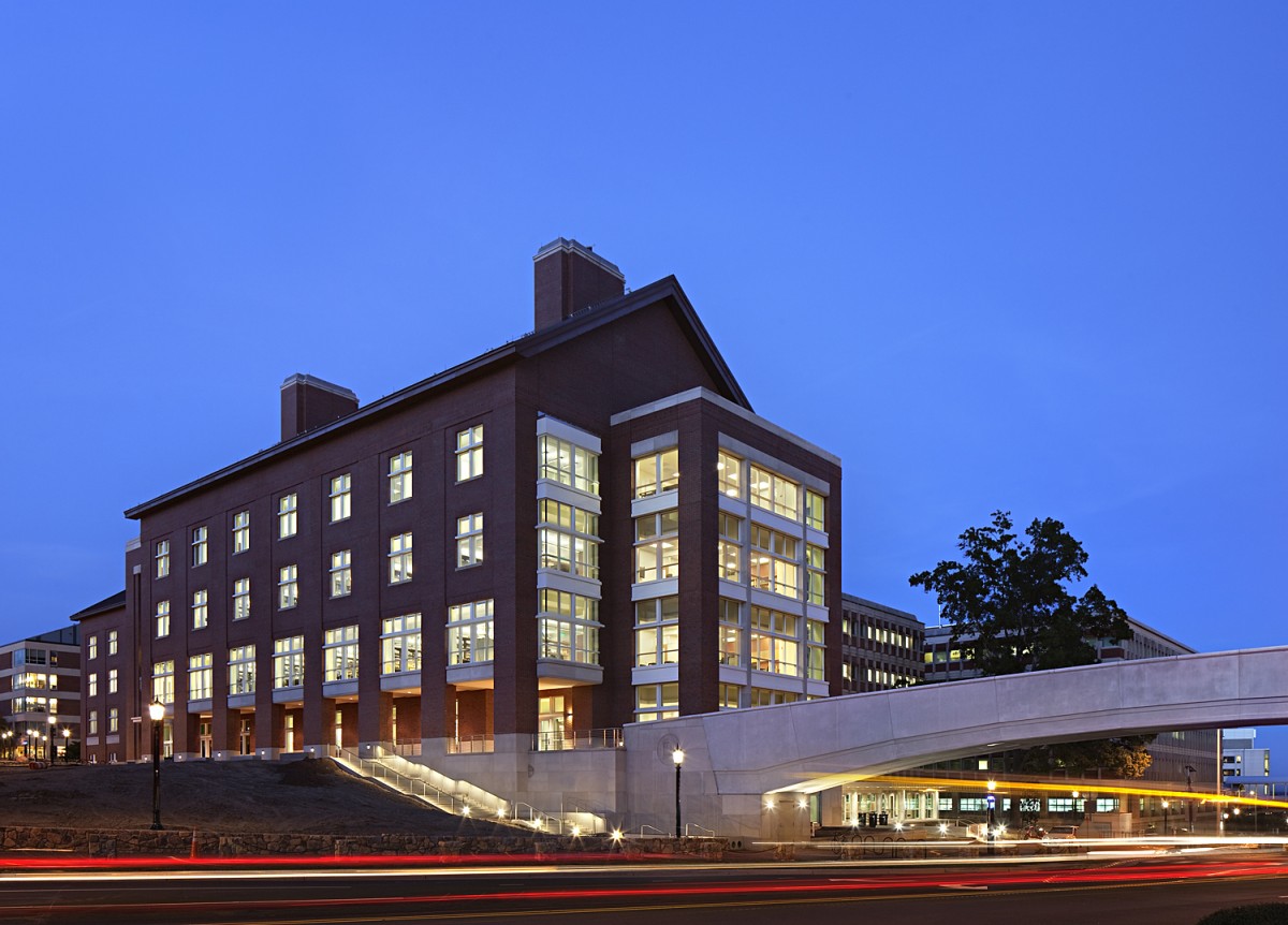 Outside image of the Koury Oral Health Sciences Building.