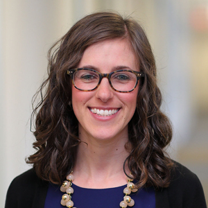 Portrait of Lindsey James.